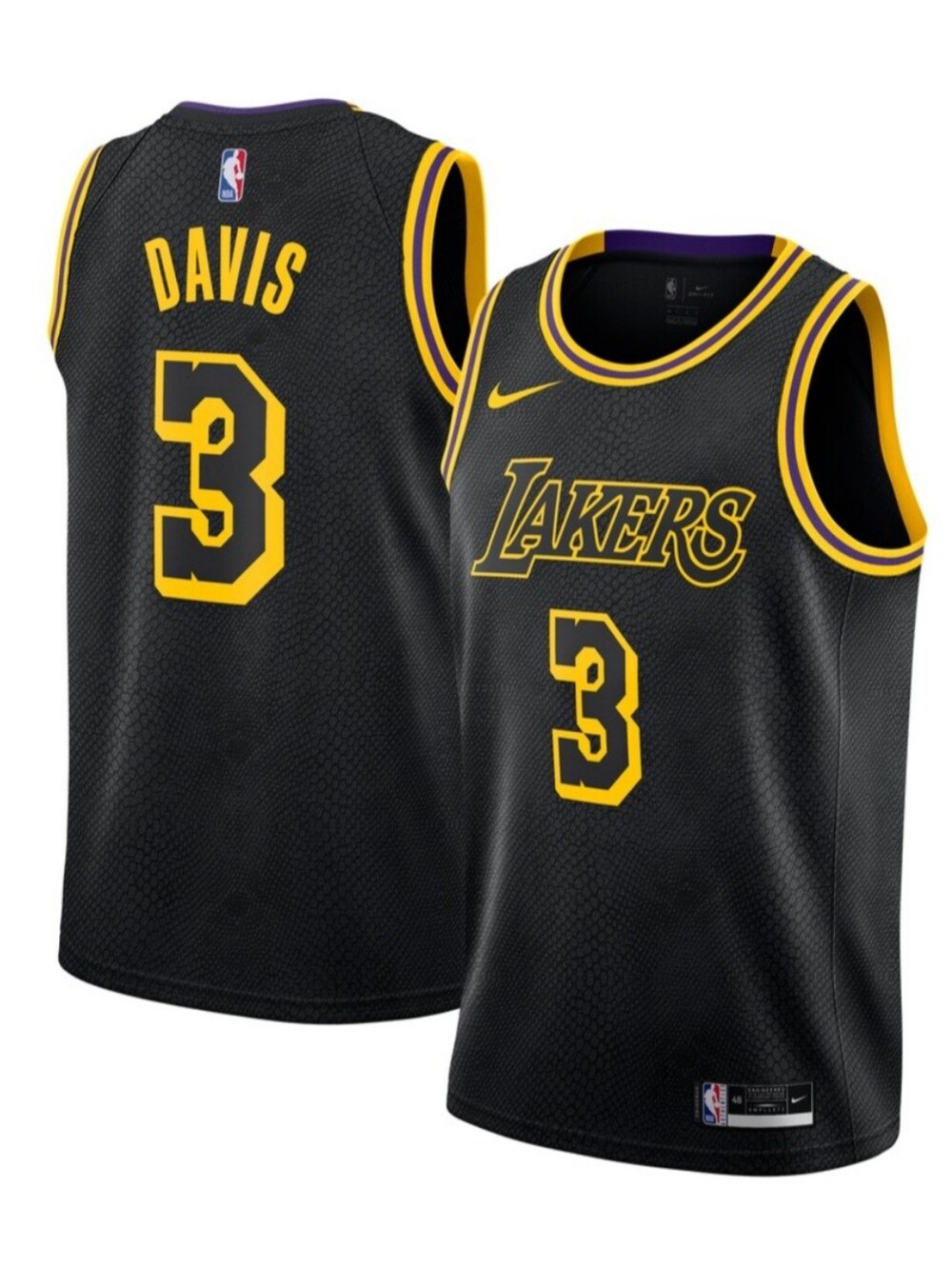 Nike Los Angeles Lakers Anthony Davis #3 Size S